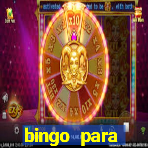 bingo para despedida de solteira para imprimir